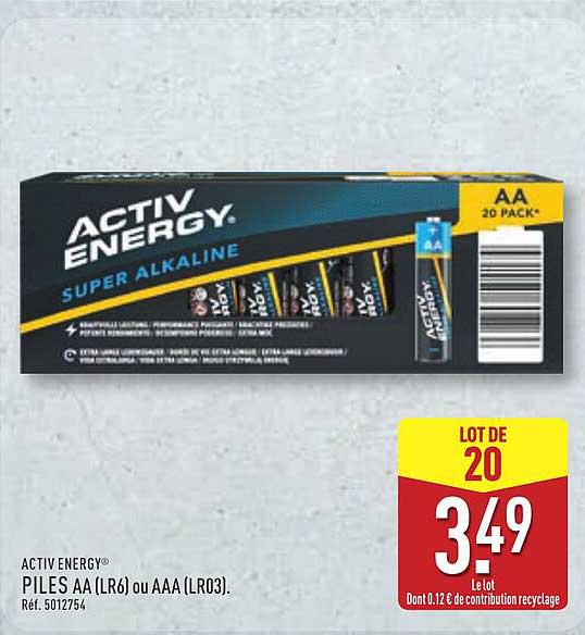 ACTIV ENERGY PILS AA