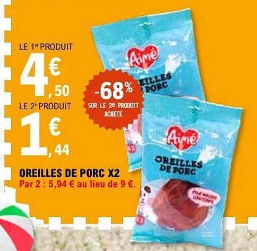 Aime Oreilles de porc