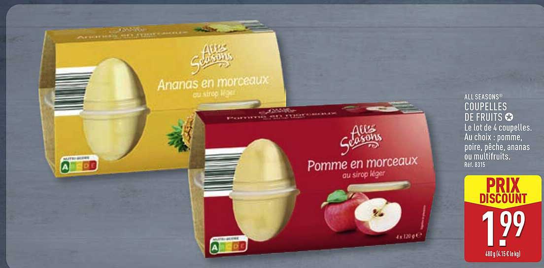 All Seasons Coupeelles de fruits