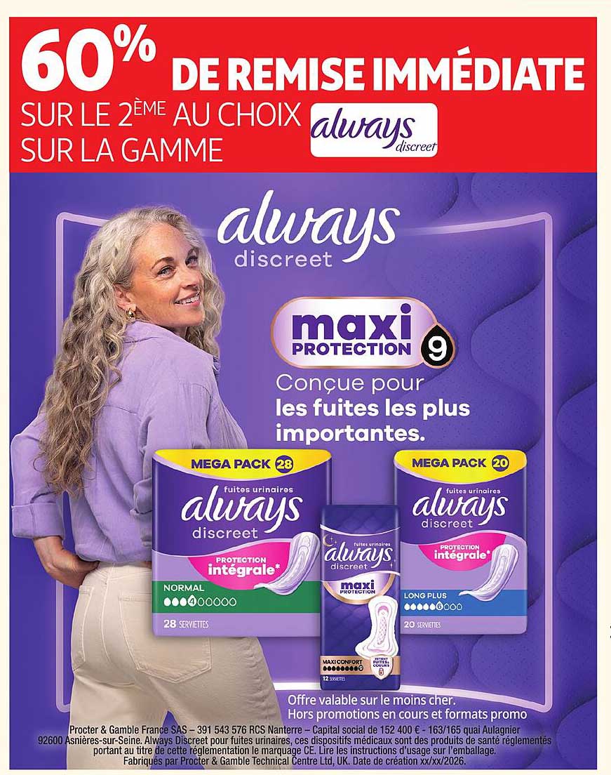 Always discreet Maxi Protection