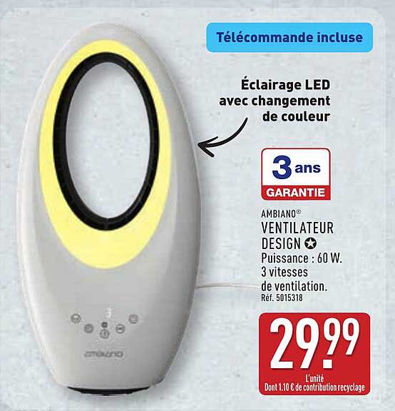 Ambiano Ventilateur Design