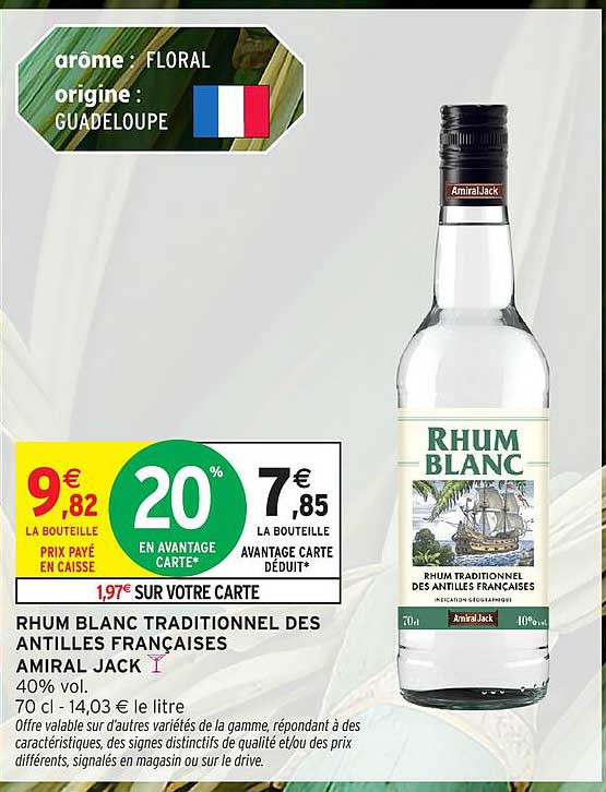 Amiral Jack Rhum Blanc