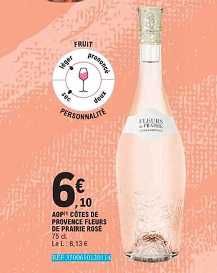 AOP' Côtes de Provence Fleurs de Prairie Rosé
