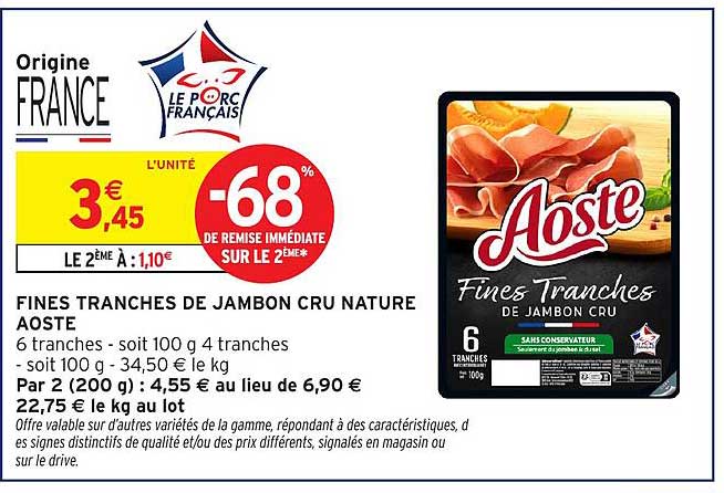 Aoste Fines Tranches
