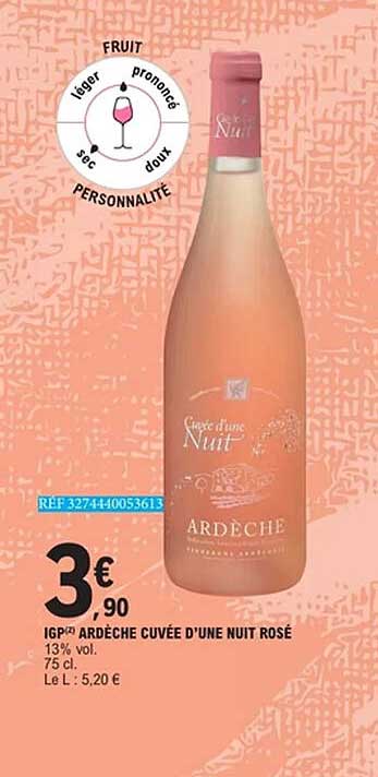Ardèche Cuvée d'une Nuit Rosé