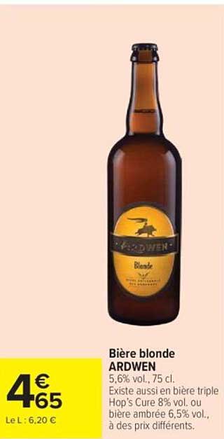 ARDWEN Bière blonde