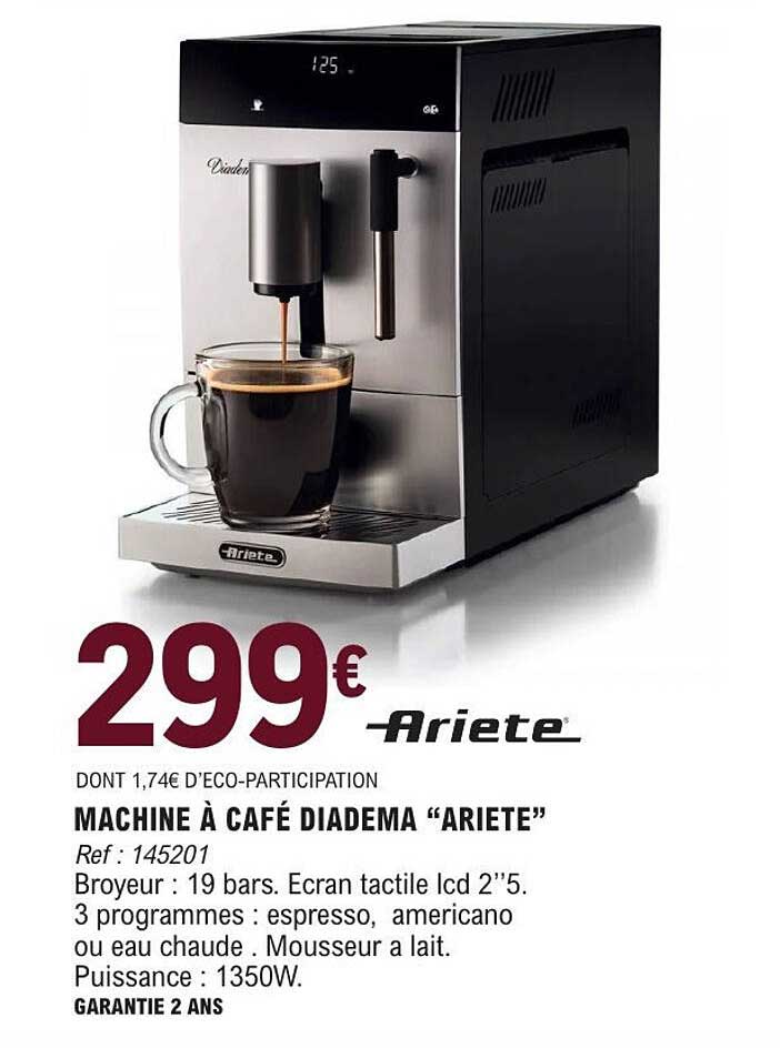 Ariete Machine à Café Diadema