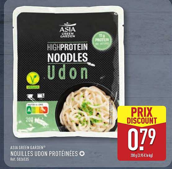 ASIA GREEN GARDEN NOUILLES UDON PROTÉINÉES