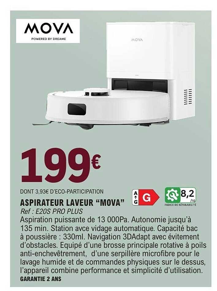 ASPIRATEUR LAVEUR MOVA