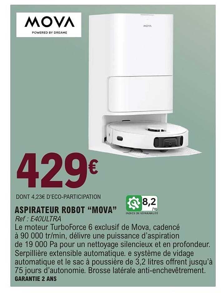 ASPIRATEUR ROBOT “MOVA”