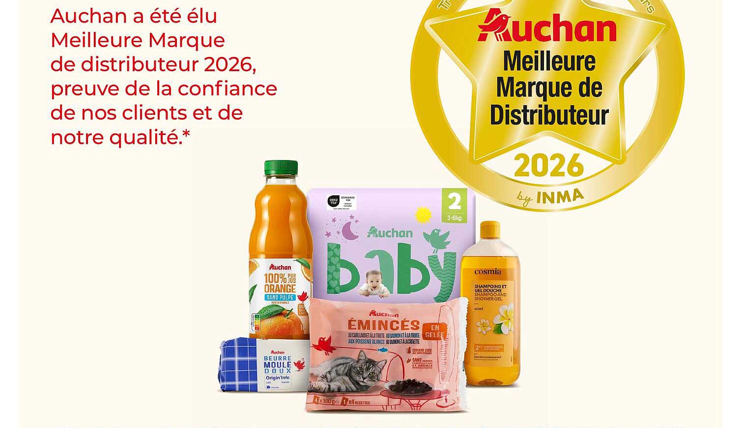 Auchan Meilleure Marque de Distributeur 2026