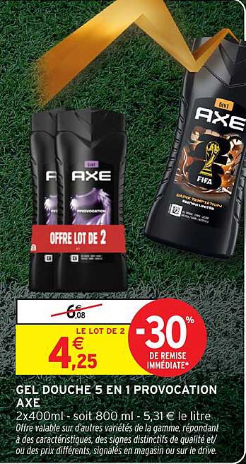 AXE Gel douche 5 en 1 Provocation