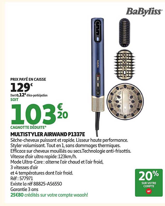 BaByliss MULTISTYLER AIRWAND P1337E
