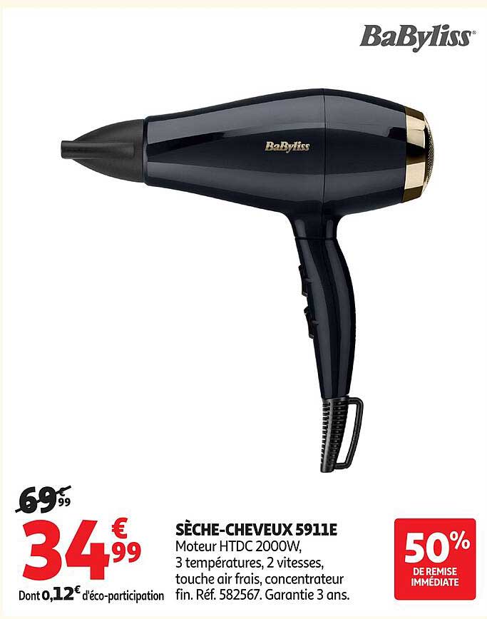 BaByliss SÈCHE-CHEVEUX 5911E