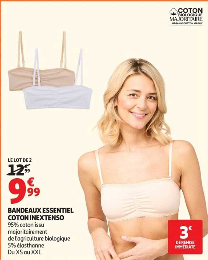 BANDEAUX ESSENTIEL COTON INEXTENSO