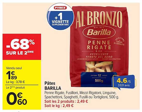 Barilla Penne Rigate