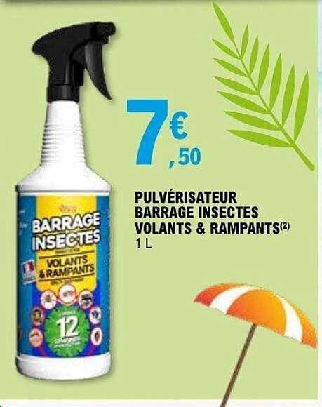 Barrage insectes volants & rampants