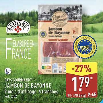 Bayonne JAMBON DE BAYONNE