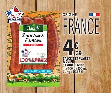 BaziN Saucisses Fumées
