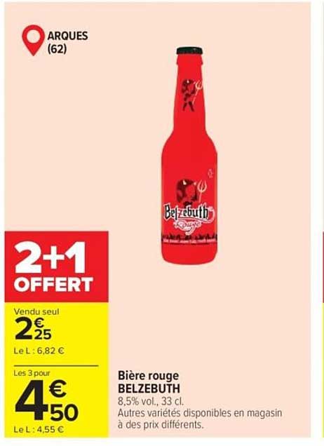 BELZEBUTH Bière rouge