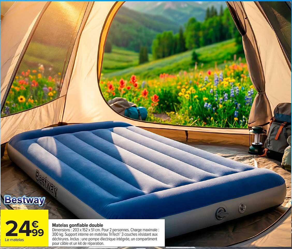 Bestway Matelas gonflable double