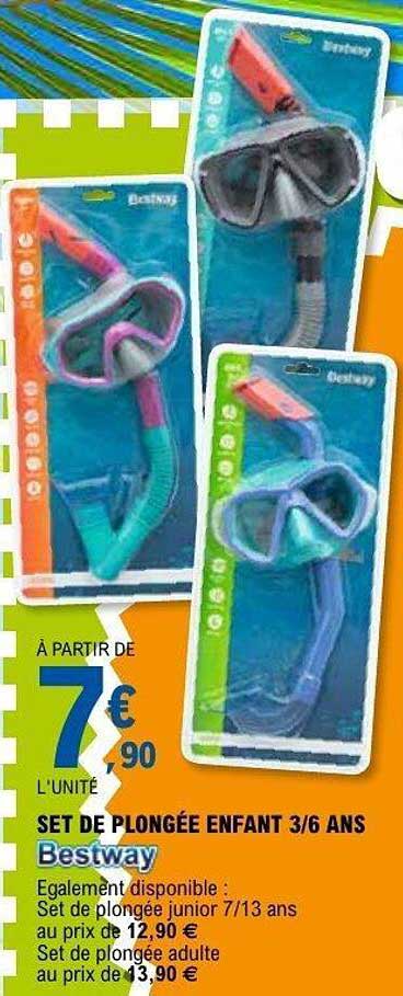 Bestway Set de plongée enfant 3/6 ans