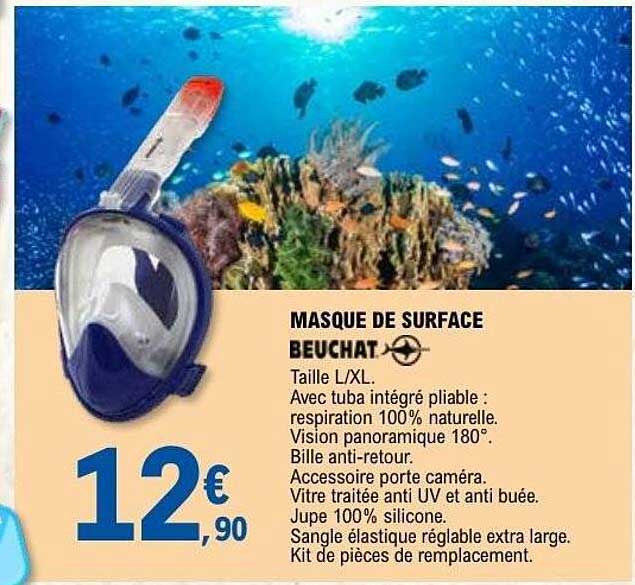 BEUCHAT MASQUE DE SURFACE