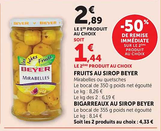 BEYER MIRABELLES