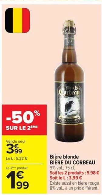 Bière blonde Bière du Corbeau