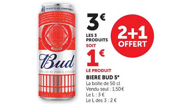Biere Bud 5°