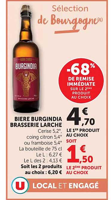 Biere Burgindia Brasserie Larche