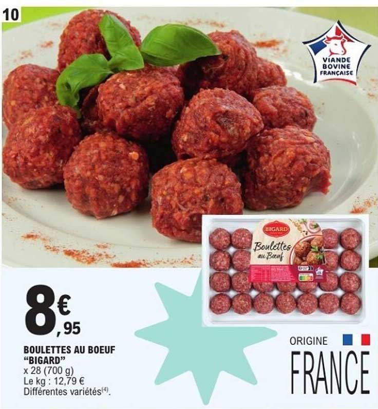 Bigard Boulettes au Bœuf
