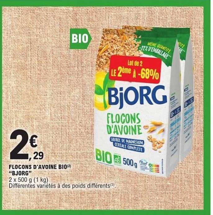 BJORG FLOCONS D'AVOINE