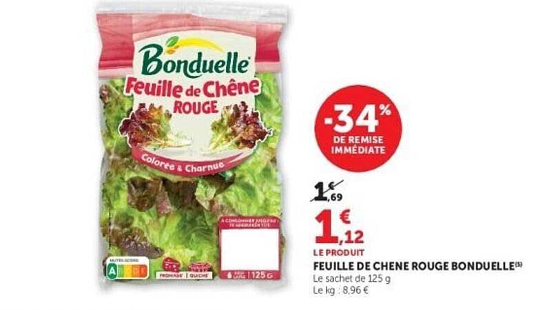 Bonduelle Feuille de Chêne Rouge