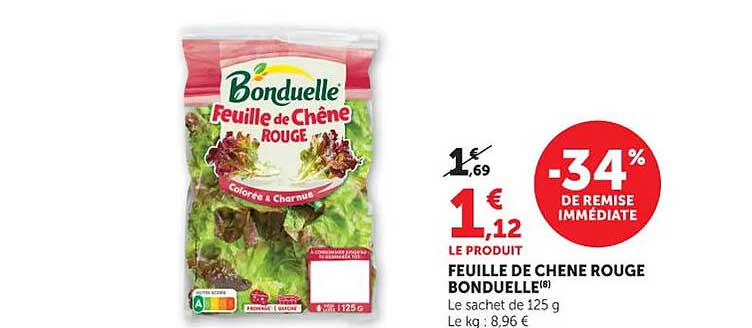 Bonduelle Feuille de Chêne Rouge