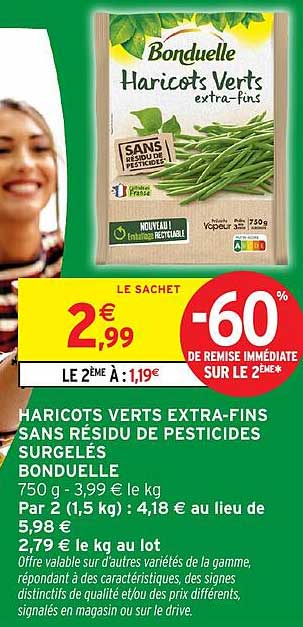 Bonduelle Haricots Verts extra-fins