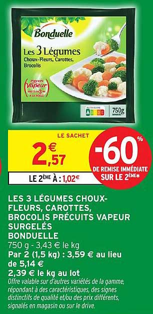 Bonduelle Les 3 Légumes