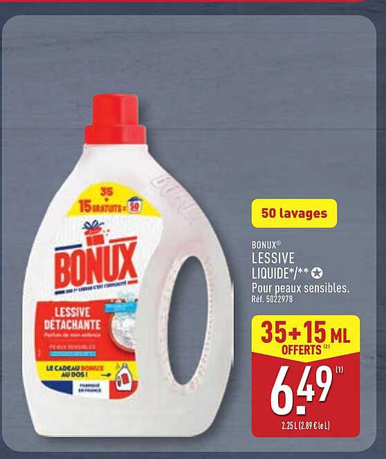 BONUX LESSIVE LIQUIDE