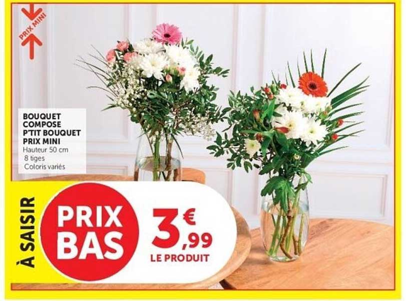 BOUQUET COMPOSE PTIT BOUQUET PRIX MINI
