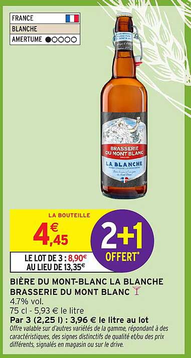 Brasserie du Mont Blanc La Blanche