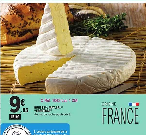 BRIE 33% M.G. "ERMITAGE