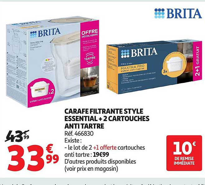 BRITA CARAFE FILTRANTE STYLE ESSENTIAL