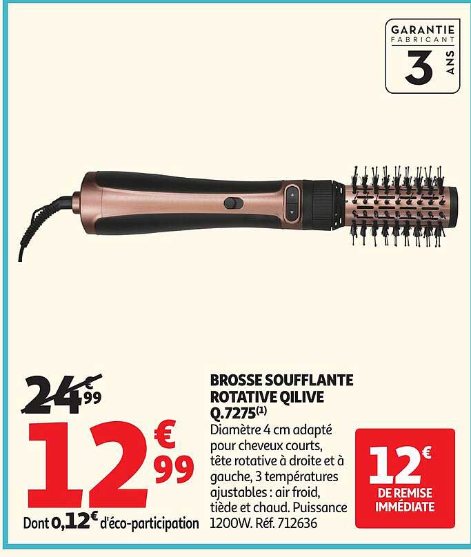 BROSSE SOUFFLANTE ROTATIVE QILIVE