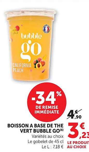 bubble go California Peach