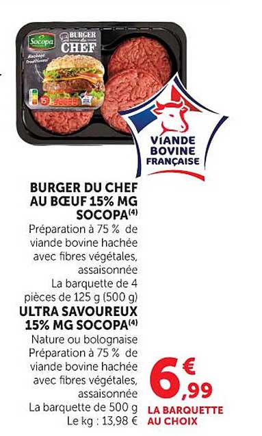 Burger du Chef Socopa