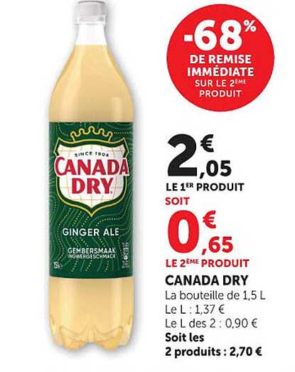 Canada Dry GINGER ALE