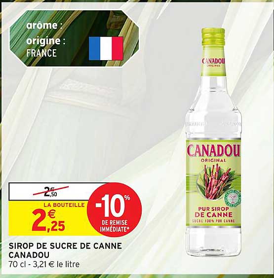 CANADOU SIROP DE SUCRE DE CANNE