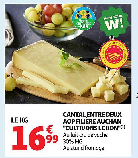 CANTAL ENTRE DEUX AOP FILIÈRE AUCHAN
