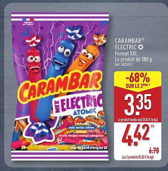 CARAMBAR ELECTRIC MIX ELECTRIC ATOMIC