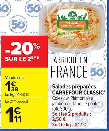 Carrefour Classic' Coleslaw